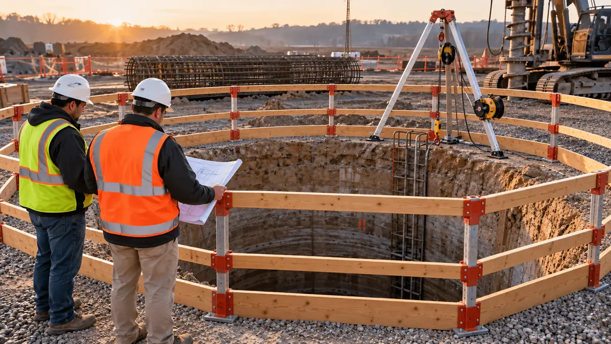 Bell-Bottom Pier Excavations: What Competent Persons Should Verify Before Entry