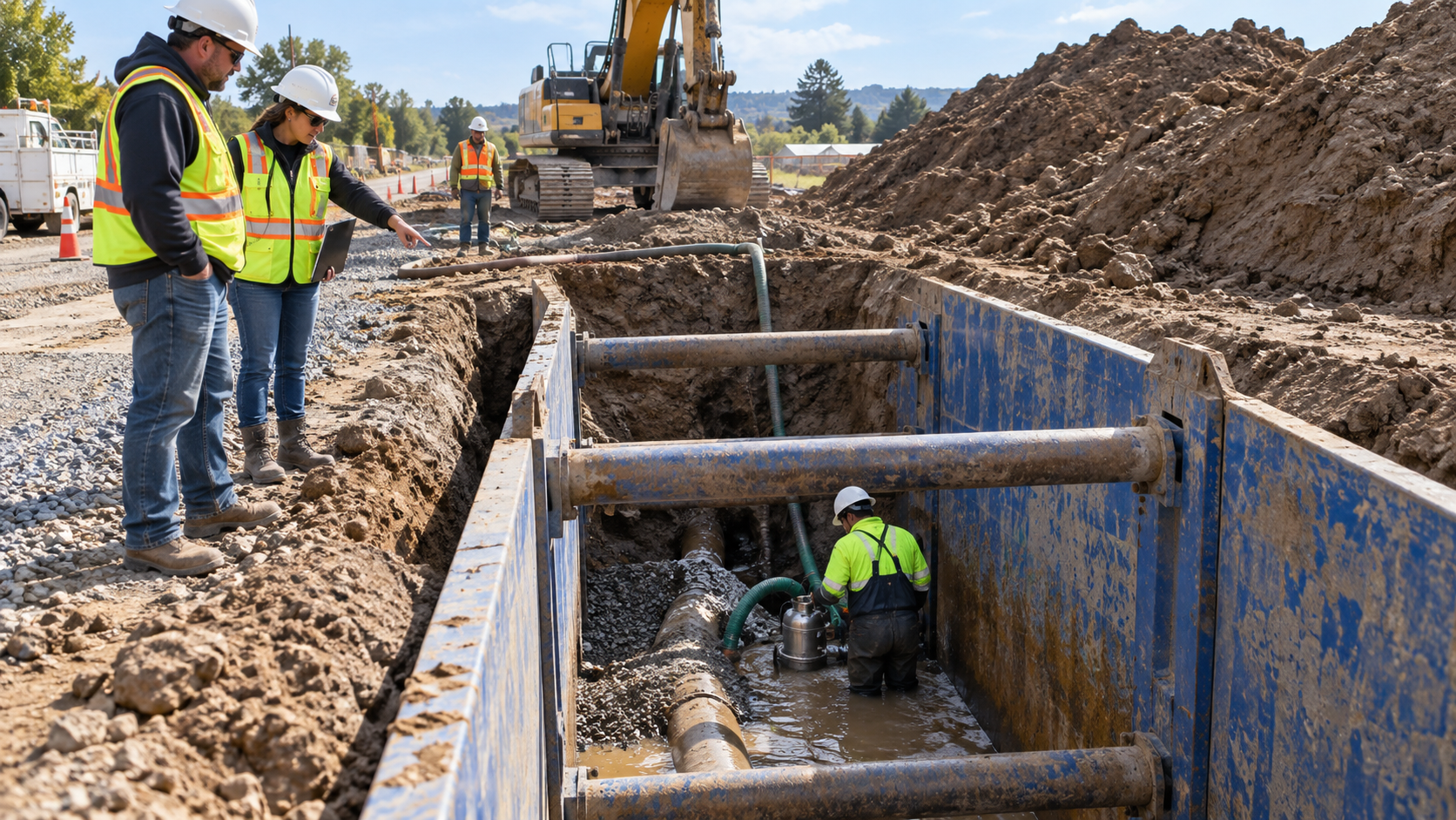 Groundwater in Excavations: Training Supervisors to Control Water Before Crews Re-Enter