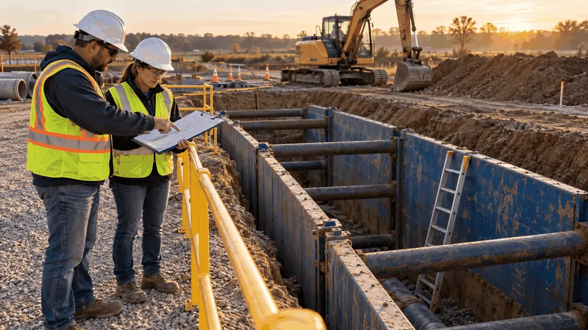 Protective System Design Data at the Trench: What Competent Persons Should Verify Before Conditions Change