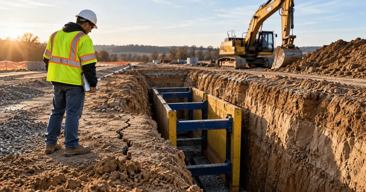 Trench Sidewall Warning Signs: What Competent Persons