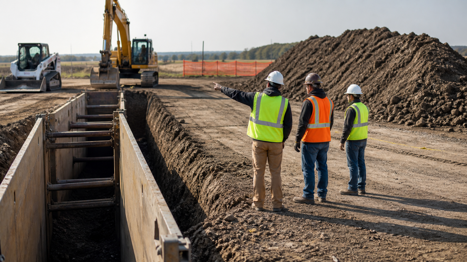 Spoil Pile Placement and Trench Safety: What Supervisors Need to Control