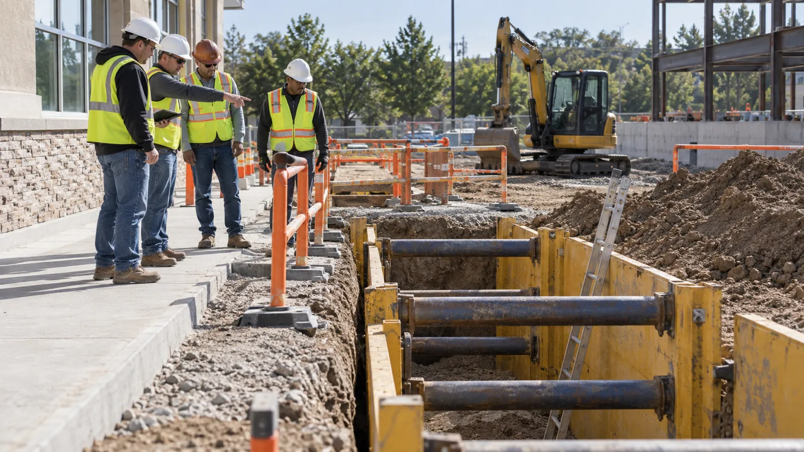Surface Encumbrances and Adjacent Structures in Excavation: What Supervisors Should Check Before Entry
