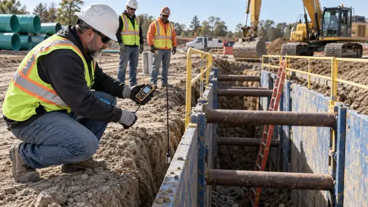 Hazardous Atmospheres in Excavations: What Competent Persons Should Test Before Entry