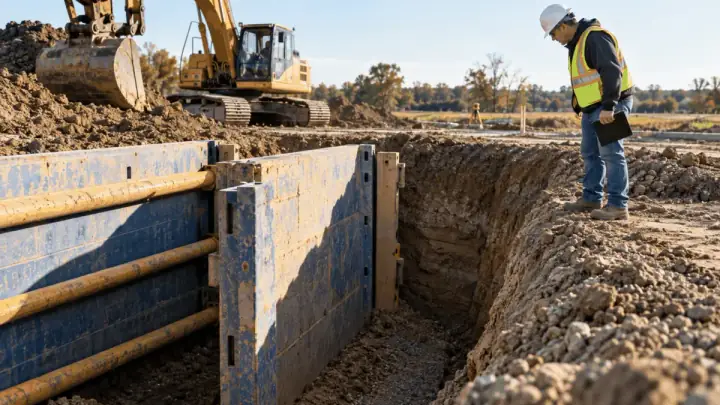 Trench Shield End Protection: What Competent Persons Should Check Where the Box Stops