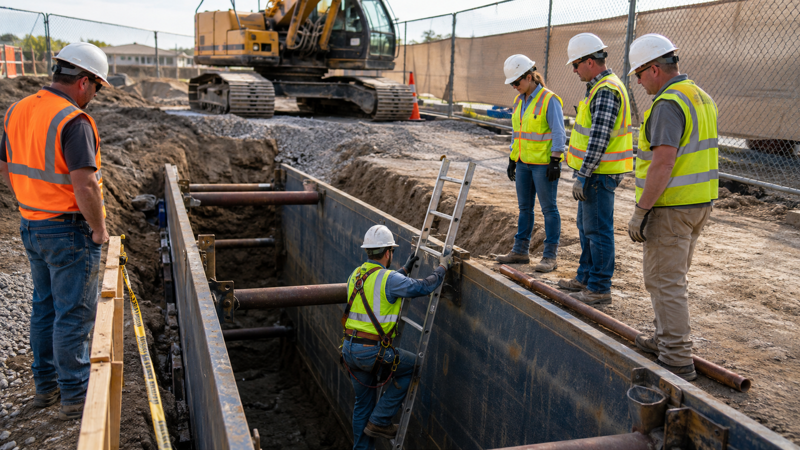 Trench Access and Egress Planning: What Supervisors Need to Control Before Entry