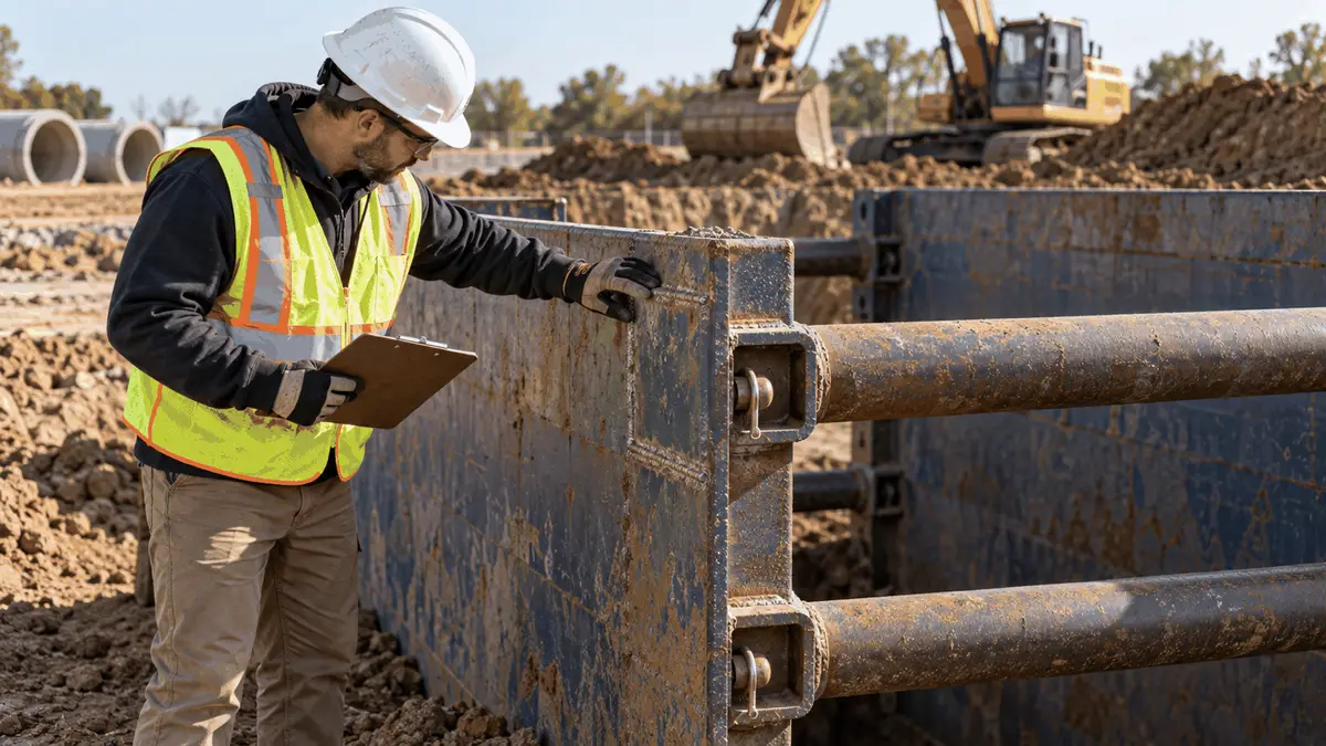 Trench Shield Damage Checks: What Competent Persons Should Inspect After Transport