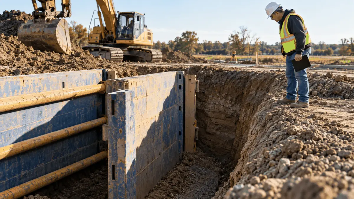Trench Shield End Protection: What Competent Persons Should Check Where the Box Stops