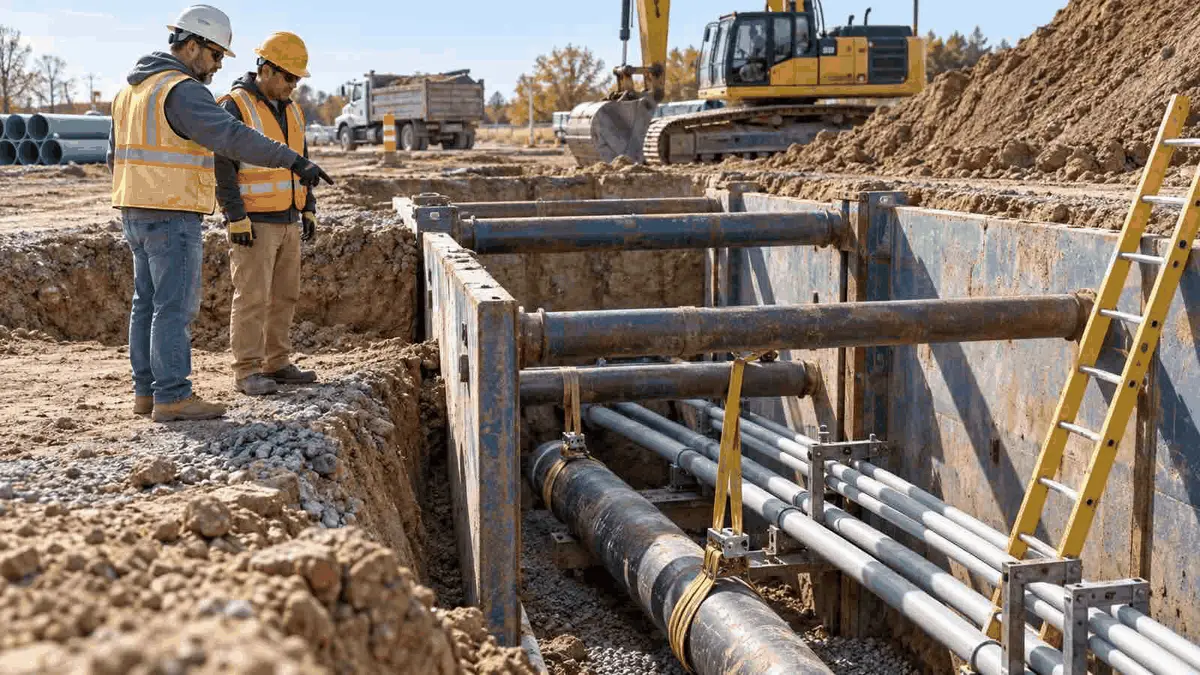 Utility Crossing Protection in Excavations: What Supervisors Should Verify Before Crews Work Beneath Services